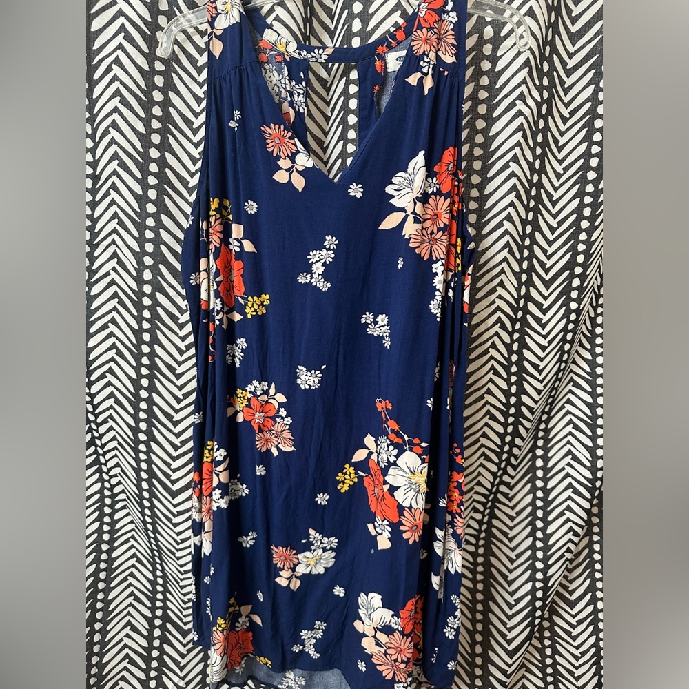 Sleeveless Floral Dress